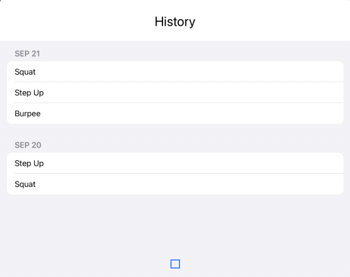Dismiss button outline
