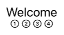 Welcome view header: First try